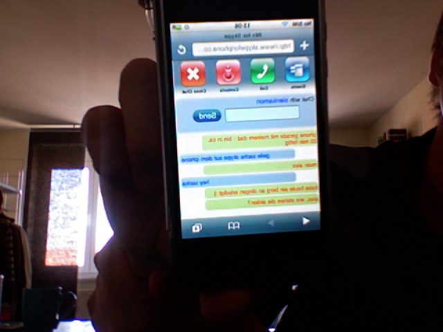 skype on iphone