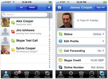 Skype 2.0 per iPhone consente finalmente di effettuare chiamate vocali anche su rete 3G