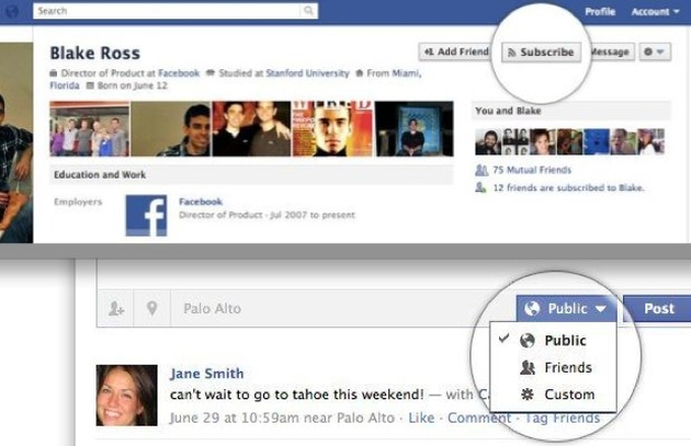 social network facebook pulsante iscriviti