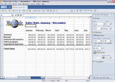 Spreadsheet screenshot