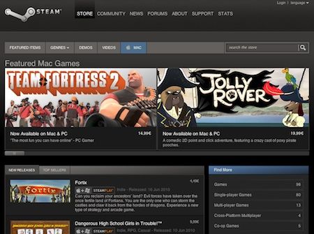 Apple sta collaborando col team di Steam, con NVIDIA e con ATI per migliorare le performance dei giochi sul Mac