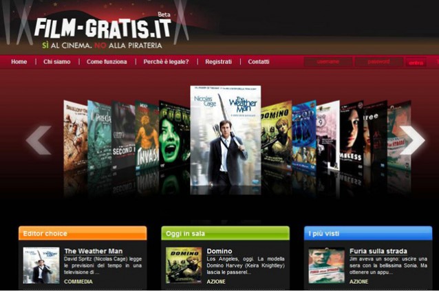 streaming italia megavideo