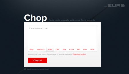 strumenti per webmaster condividere trovare codice chop