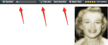 iframe di Stumbleupon