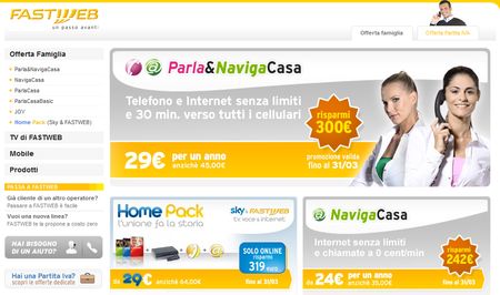 tariffe adsl fastweb