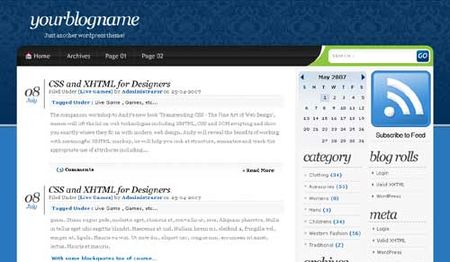 temi wordpress blueuzor