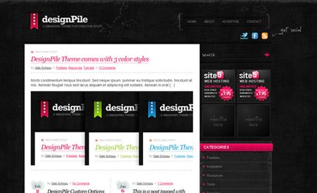 temi wordpress designpile