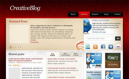 temi wordpress redtweet