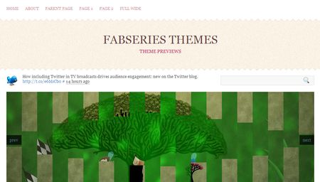 template wordpress bronte