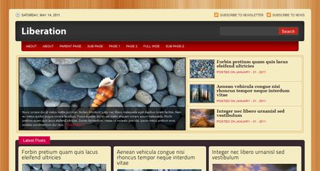 template wordpress liberation