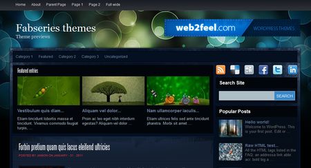 template wordpress stile firecrow