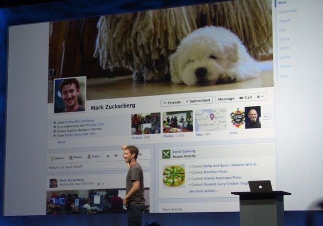 timeline facebook aperta tutti
