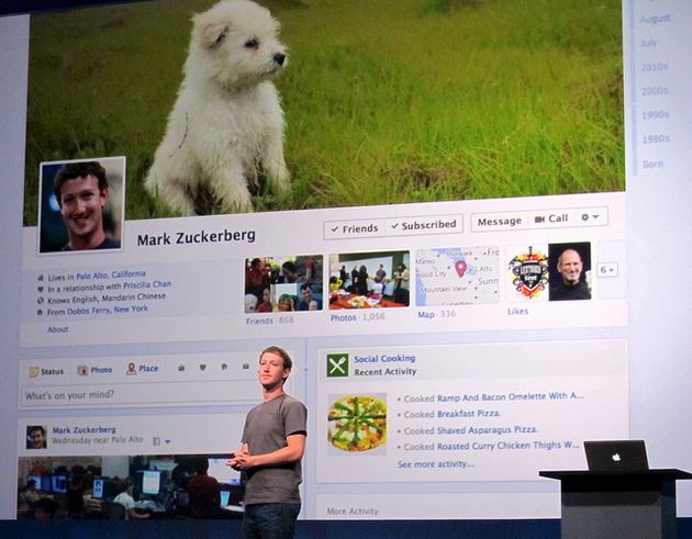 timeline facebook profili utenti