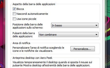 trucchi pc barra delle applicazioni windows 7