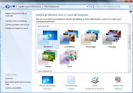 trucchi pc cambiare sfondo windows 7
