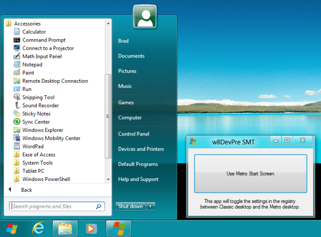 trucchi windows 8