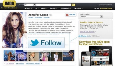 twitter follow button