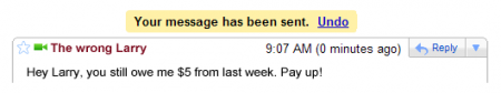 undo send gmail