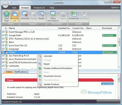 Updatestar screenshot 2