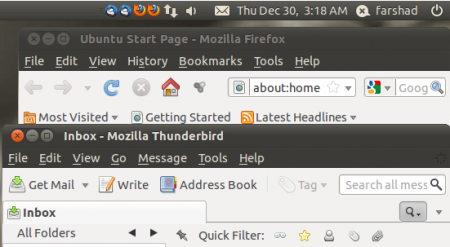 utility firefox tray