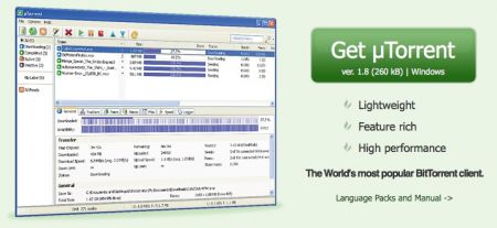 uTorrent 1.8