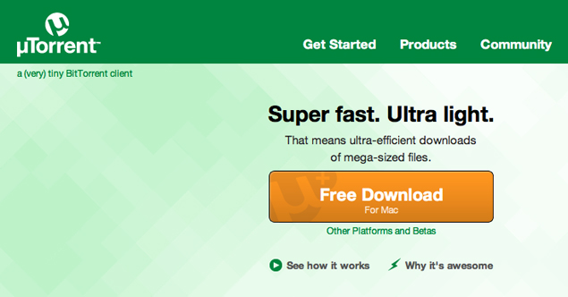 utorrent client