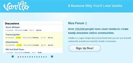 vanilla forum