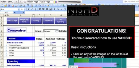 vanishd screenshot
