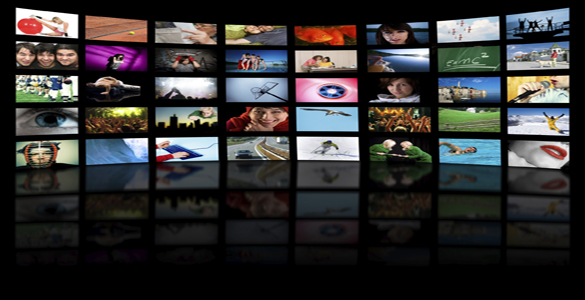 Television production technology concept
