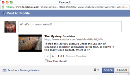 video youtube facebook