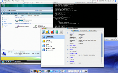 Virtual Box screenshot