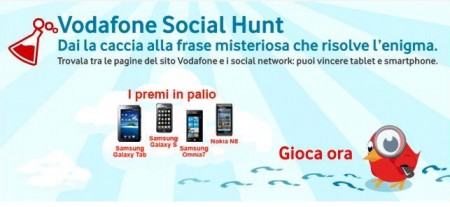 vodafone social hunt home