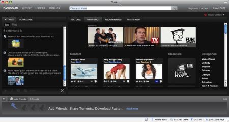 Vuze 3.1 screenshot