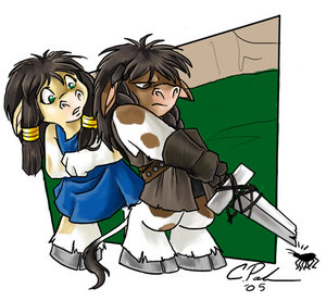 Immagine di un tauren di Candypalmer trovata su Deviantart