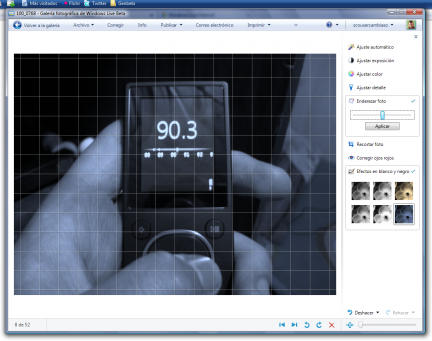 Wave3 Windows Photo Gallery-effetti