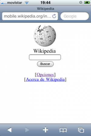 Wikipedia iPhone