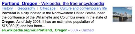 wikipedia e search monkey