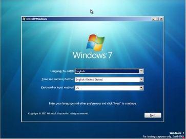 Windows 7 trial version