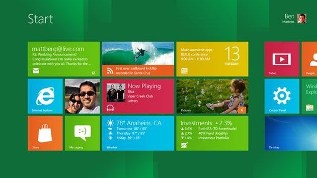 windows 8 metro touch