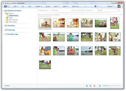 Windows Live Photo Gallery 2