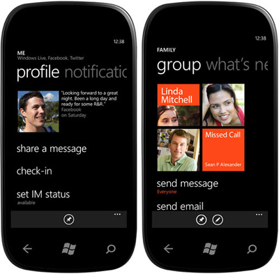 windows phone mango gruppi