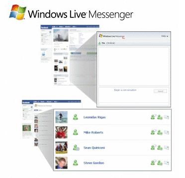Windows Live Messenger Facebook