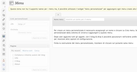 wordpress tutorial menu personalizzato