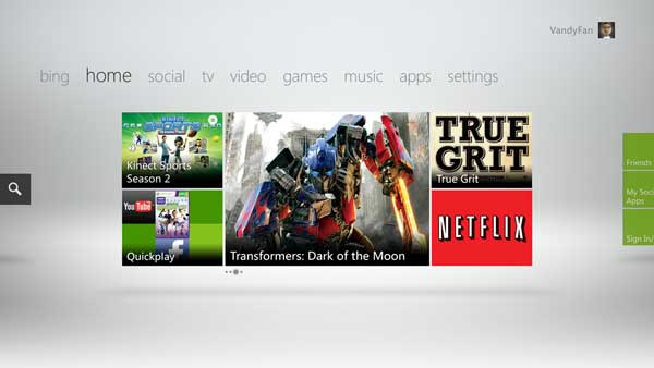 xboxdashboard home
