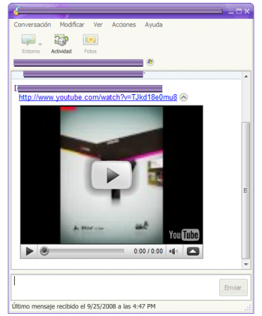 Yahoo Messenger 9.0 YouTube Preview