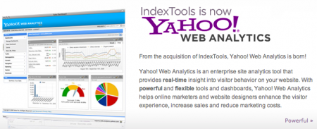 Yahoo! Web Analytics