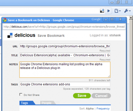yahoo delicious 2